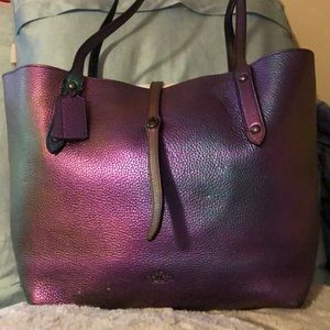 COACH hologram tote